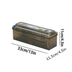 Hộp Đựng Màng Bọc Thực Phẩm Và Giấy Bạc Phụ Kiện Nhà Bếp Dụng Cụ Đựng Màng Và Giấy Bạc