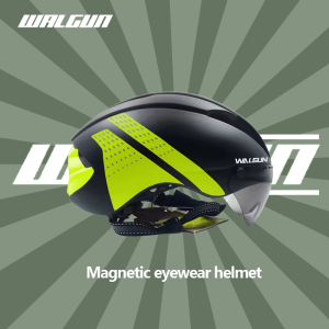 WALGUN Goggles helmet road bike racing bike helmet Replaceable helmet lens Open helmet Men Women Competition bicycle gear