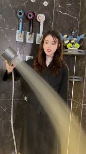 4 In 1 High Pressure Shower Head With Filter Pressurized Hand Shower Head 3 Mode Water Saving Bathroom Massage