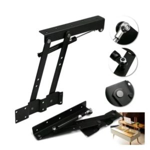 2Pcs Heavy Duty Steel Lift Up Coffee Table Mechanism Hardware Top Lifting Frame Furniture Tea Table Desk Folding Hinge