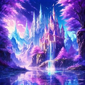 HUACAN 5D Diamond Art Painting Castle Landscape Rhinestones 5D Diy Full Square Round Drill Diamond Mosaic Decor For Home
