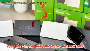 ALL NEW 2024 - Công Tắc Cảm Ứng Bluetooth Mesh Hunonic Datic - phải kết nối qua SERVER HOME