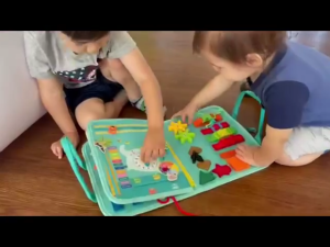 NIKO Busy Board Montessori Toy Early Education Toy Learning Board Activity Busy Book Sensory Toy For Baby Toddler Kids