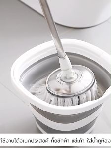 ถังพับได้อเนกประสงค์ ขนาด5-10ลิตร ประหยัดพื้นที่ ถังใส่น้ำซิลิโคนหนา ไม่แหกหักง่าย