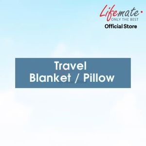 [READY STOCK] Travel Blanket and Pillow - 3 in 1 Travel Blanket Pillow and Headrest with Metal Hook
