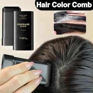 Temporary Hair Coloring Stick Smudge-Proof Hair Dye Comb Long Lasting Cover Grey Hair No Harm To Scalp