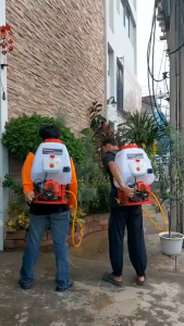 VIGOTECH เครื่องพ่นยา ขนาด 25 ลิตร รุ่น KFC-767 เบนซิน 2 จังหวะ เสื้อปั๊มทองเหลืองแท้ เครื่องยนต์