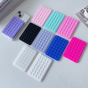 Multifunctional Double-sided Silicone Phone Suction Cup Mirror Holder for Selfies and Videos