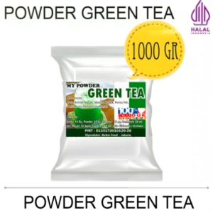 BUBUK POWDER MINUMAN RASA GREEN TEA REGULER - 1 KG