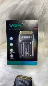 VGR vgr363 เครื่องโกนหนวดไฟฟ้า เครื่องโกนหนวดโกนเครา มีจอบอกสถานะแบต รุ่นใหม่ สีดำด้านคละสี