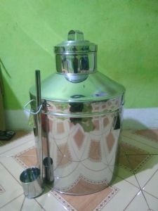 Dandang bajigur wedang jahe besar stenlis steel bawah sten04