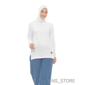 Kaos Oversize Wanita Lengan 7/8 Belah Pinggir LD 130 Ukuran Jumbo Terlaris Bahan Cotton Bisa COD