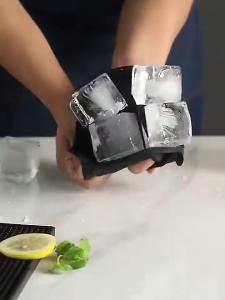 แม่พิมพ์ถาดน้ําแข็ง ซิลิโคนเกรดอาหาร 4/6/8 ช่อง แม่พิมพ์วุ้น ทำน้ำแข็งก้อนสี่เหลี่ยม DIY ถอดง่าย ใช้ซ้ำได้