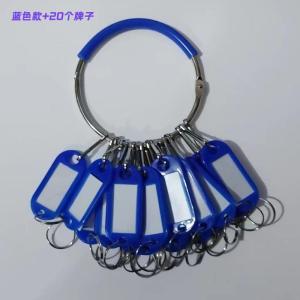 Handheld Key Management Disk Large Ring Buckle Key Holder Labelled Storage Circle Multi round Disk Hanging Keychain Accessory