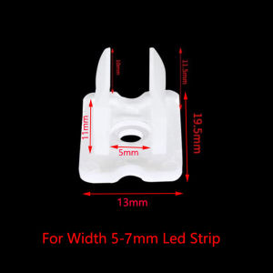 LED Strip Lights Connector LED Cable Organizer Clip Cable Management For W5-20mm Neon Led Tape 110V 220V 24V Wire Manager Holder