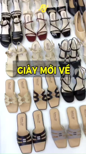 Dép nữ quai đính chữ hạt thanh lịch nhẹ nhàng - PJ - (223thga)