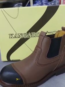 KANGAROO ORIGINAL MEN SAFETY BOOT/ STEEL TOE /GENUINE LEATHER/ KASUT KERJA KESELAMATAN