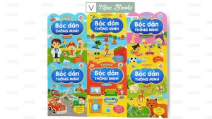Sách - Bóc Dán Thông Minh Vừa Học Vừa Chơi Phát Triển Sáng Tạo Song Ngữ Việt Anh