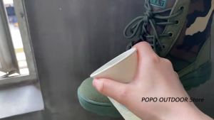 Autumn Tactical Boots Outdoor Hiking Climbing Training Waterproof Stable Slip Combat Boot Men Women Breathable Mesh Army Shoes