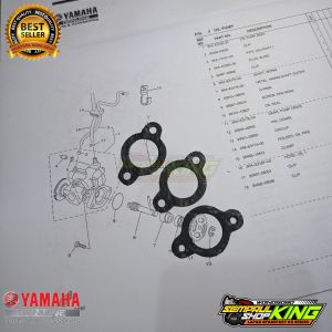Gasket paking packing pompa oli rx king rxking rxs rxk tebal presisi satuan