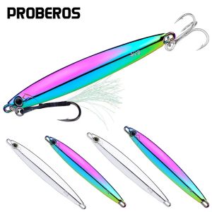 PROBEROS 5 Cái Mồi Câu Kim Loại Bộ 10g-80g Mồi Cứng Sinh Học Bền Bỉ Thiết Kế Chân Thực Để Câu Cá Biển