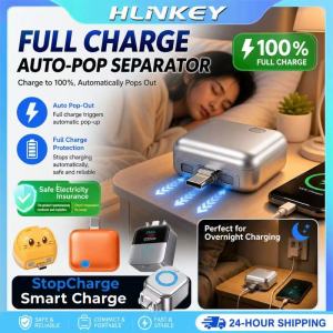 HLINKEY 140W Smart Type-C Charging AdapterAuto Cut Off When Fully ChargedUniversal Separator Charger Overnight Unattended Safe Charging