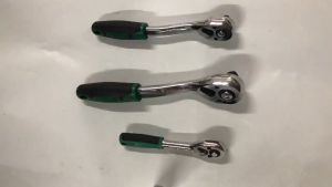 ISKU Gagang Kunci Shock Rachet Wrench Dengan Karet 1/2 1/4 Kunci Rachet Gagang Karet Kunci Pas 1/2