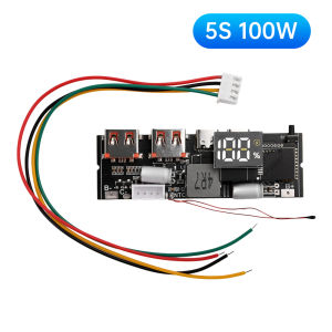 Mạch Sạc Dự Phòng Siêu Tốc Hai Cổng C 65W 100W Mô-đun Sạc Nhanh Cho Pin Lithium 3S 4S 5S Tự Chế