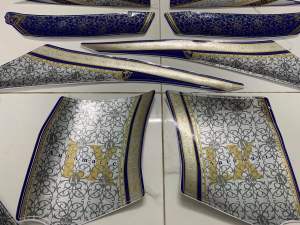 Bộ tem yamaha nouvo 4 Lx màu xanh bạc hàng nhập Thái Lan chất lượng cao dành riêng cho dòng xe này tem in lụa màu sắc cực đẹp và bền giá bán cực tốt bán lẻ như bán sỉ