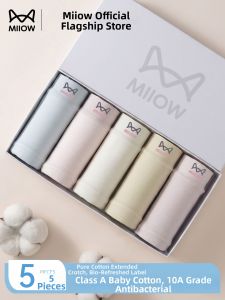 MiiOW | Antibacterial Cotton Underwear Breathable Mid-waist Extended Crotch Womens Panties