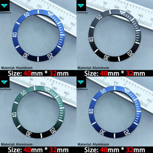 40*32mm high-quality watch bezel accessory aluminum luminous bezel watch case insertion ring watch part