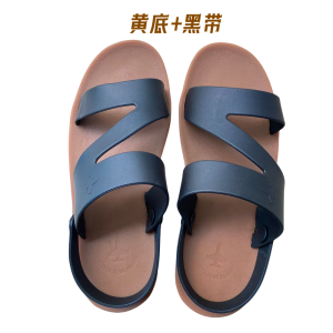 New Mens Sandals Rubber Anti-slip Wear-resistant Odor Control Beach Casual Slip-ons Comfortable Breathable Flat Heel