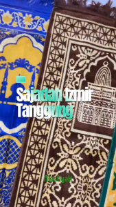 Sajadah Tanggung IZMIR TANGGUNG Sajadah Midi Sajadah Oleh-oleh Haji Umrah Sajadah Traveling Sajadah Souvenir