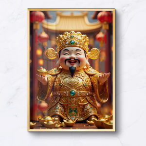 Wealth-Bringing Cat Decorative Painting