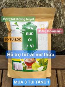 Trà búp ổi 7 vị hỗ trợ đ.ường h.uyết m.ỡ máu tốt cho người nhiều m.ơ bụng