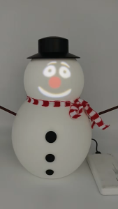 Animated Talking Snowman Built in Projector & Speaker Singing/Dancing/Talking Animated Blink Snowman for Boys Girls Childs Gift