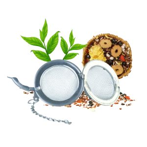Bóng lưới lọc trà bằng inox GUfoods - Chất liệu bền đẹp Thân thiện môi trường Tái sử dụng nhiều lần Tiện lợi Sống xanh cùng GU