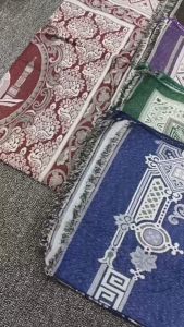 Sajadah Travelling Turki Ukuran Midi 50 x 105 cm bahan polyster ringan halus lembut elegan nyaman dipakai bisa cod