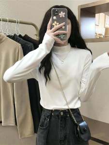 Dralon Half Turtleneck Bottoming Shirt: Fall 2023 Inner Wear Trends