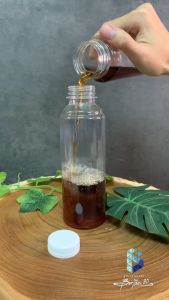 (100 PCS) BOTOL ALMOND 250 ML BOTOL PLASTIK ALMOND 250ML BOTOL JELLY MILK 250ML