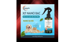 Khử Mùi Nước Tiểu Chó Mèo Thú Cưng Nano Bạc Khử Khuẩn Nước Tiểu Chó Mèo - HGshop
