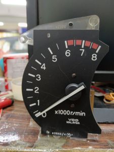 Used Proton Wira Rpm Meter Vdo /Halfcut Proton Wira Rpm Meter Vdo
