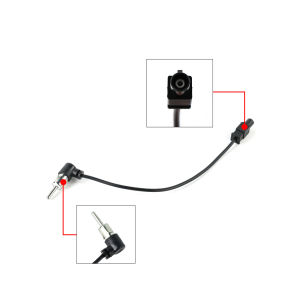 FM Radio Antenna for Volkswagen VW Skoda Octavia Golf 5 6 Touran Passat B6 Polo Jetta Audio Cable Adaptor Male Fakra Connector