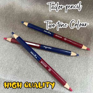 Blue Red Tailoring Pencil / High Quality Tailor ‘S Pencil Two Tone Colour / Pencil jahitan / Tailor Chalk