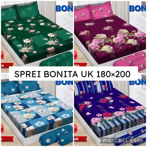 SPREI BONITA UK 180*200 CM DAN 120*200 CM MOTIF TERBARU DIJAMIN ORIGINAL