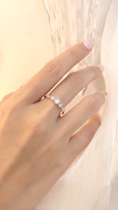 Nhẫn bạc nữ LAMY Snow Princess Silver Ring 8161SV - Nhẫn bạc ta cao cấp