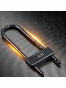 FENGHONGTAO | U Shape Five-Digit Password Glass Door Lock Security