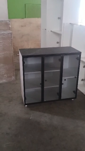 Free Installation! KENZZO: Orchid Series Movable Multifunctional Cabinet with Marble Texture Top/kitchen cabinet/storage