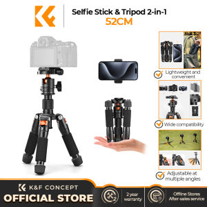 K&F CONCEPT Desktop Mini Tripod for Camera Travel Tripod with Quick Release Plate for Camera Video Camcorder Load Capacity 6KG