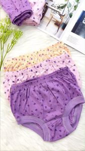 【𝑴𝑼𝑴𝑴𝒀 𝑷𝑨𝑵𝑻𝑰𝑬𝑺】Seluar Dalam Wanita Ibu Nenek High Waist Pure Cotton Elderly Panties Underwear Women 中老年妈妈全棉高腰宽松内裤 SD142